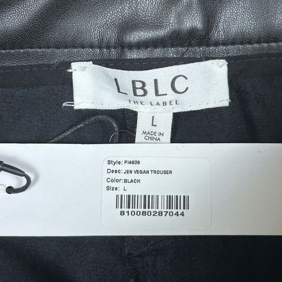 LBLC the label Women’s Black Flare Pants with Sleek Silhouette - Picture 4 of 13